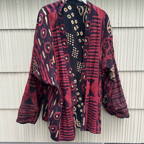 Vintage Batik fully reversible jacket - Picture 3 of 10